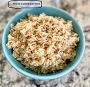 How to Cook Brown Rice - Brown Rice Recipes | Kathys Vegan Kitchen