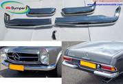 1963 - 1971 for Mercedes Benz W113 230SL 250SL 280SL Chrome Bumper 